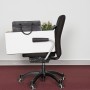 Office Chair and Box Containing Personal Effects Office Chair and Box Containing Personal Effects